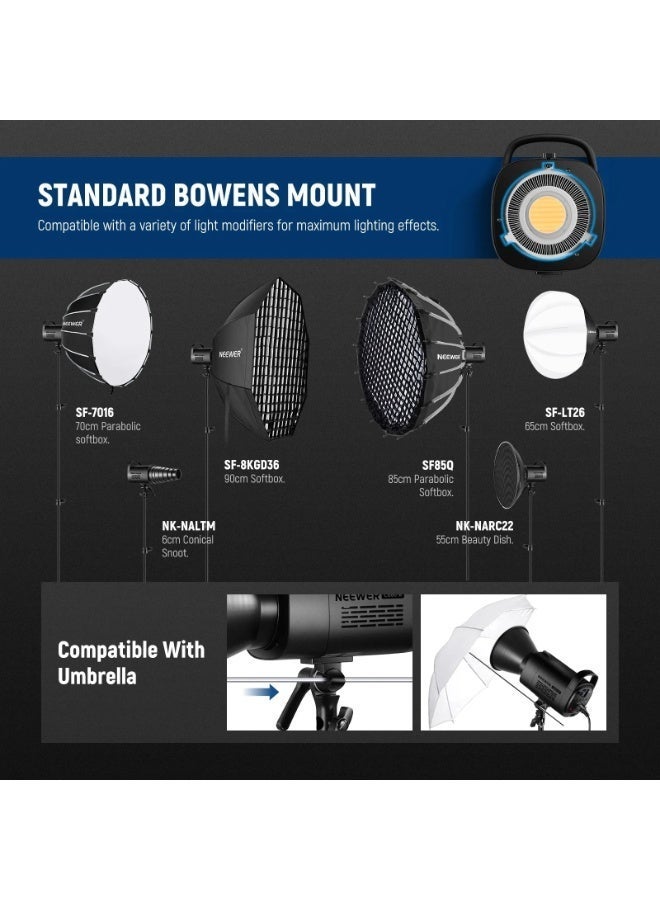 نيوير CB60B 70W Bi-Color LED Video Light - Image 3