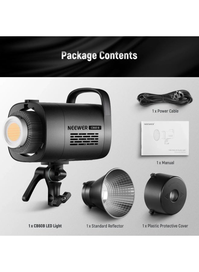 نيوير CB60B 70W Bi-Color LED Video Light - Image 2