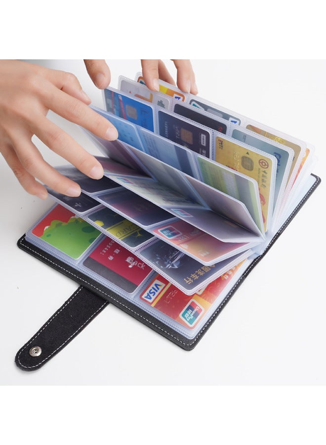 Business Card Holder Large Capacity Portable Card Bag Card Book Business Card Storage Business Card Book Business Card Bag Card Holder Customized - Image 2