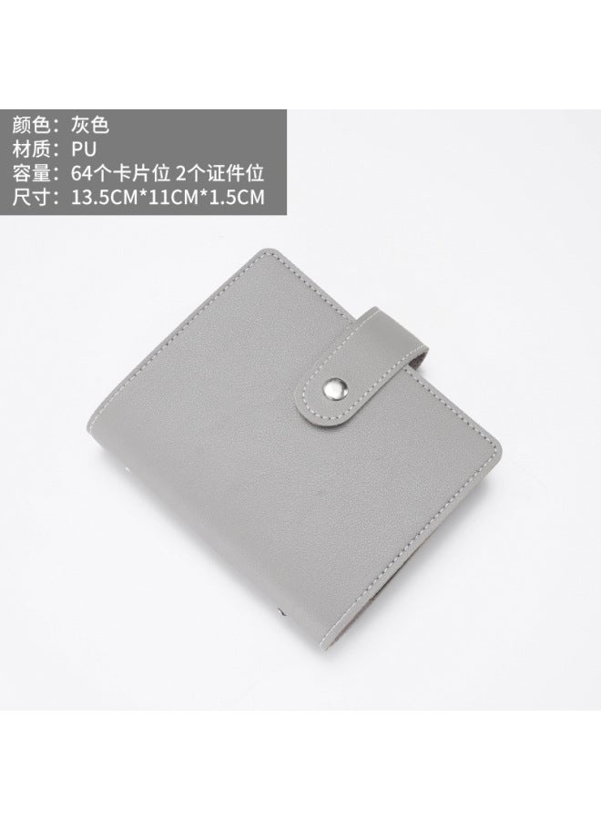 Business Card Holder Large Capacity Portable Card Bag Card Book Business Card Storage Business Card Book Business Card Bag Card Holder Customized - Image 1