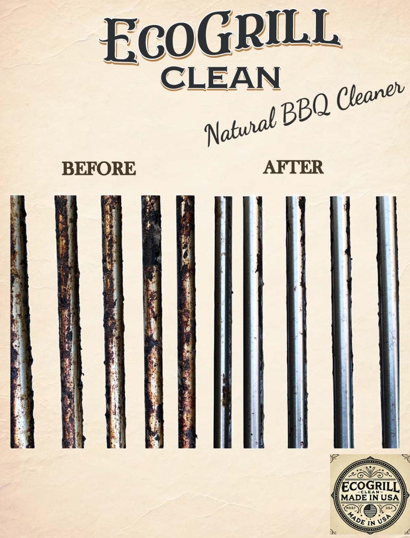 EcoGrill Clean - All-Natural & Eco-Friendly, Non-Toxic & Fume-Free Heavy-Duty BBQ Grill Cleaner & Degreaser | Biodegradable | Fresh Citrus Scent | Safe for Grills, Smokers, Flat Tops & More - Image 5