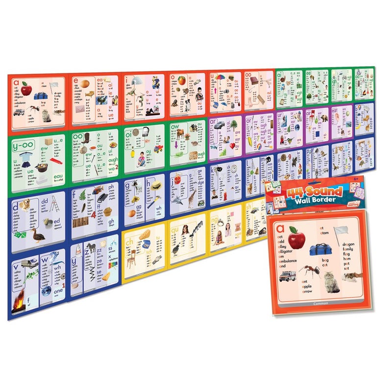 Junior Learning 44 Sound Wall Border Educational Action Games