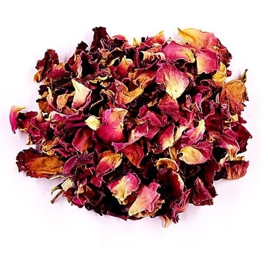Artnery Confetti Dried Red Roses Flower Petals Table Confetti Petal for Bath Foot, Wedding Table Confetti DIY Crafts Decorations (20 Grams) - Image 1