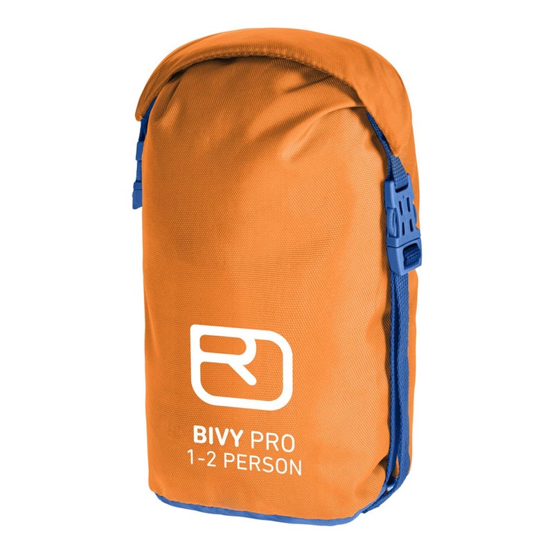Ortovox Bivy Pro, Safety Orange, Windproof Emergency Bivy Sack for Two Persons with Silver Thermal Lining & Tent Function for Alpine Rescue & Touring - Image 5