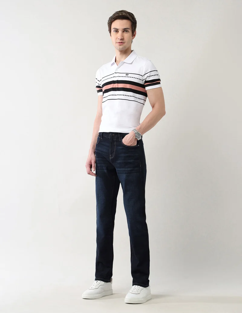 Arrow  Mid Rise Regular Straight Fit Jeans for Men | Best Price UAE