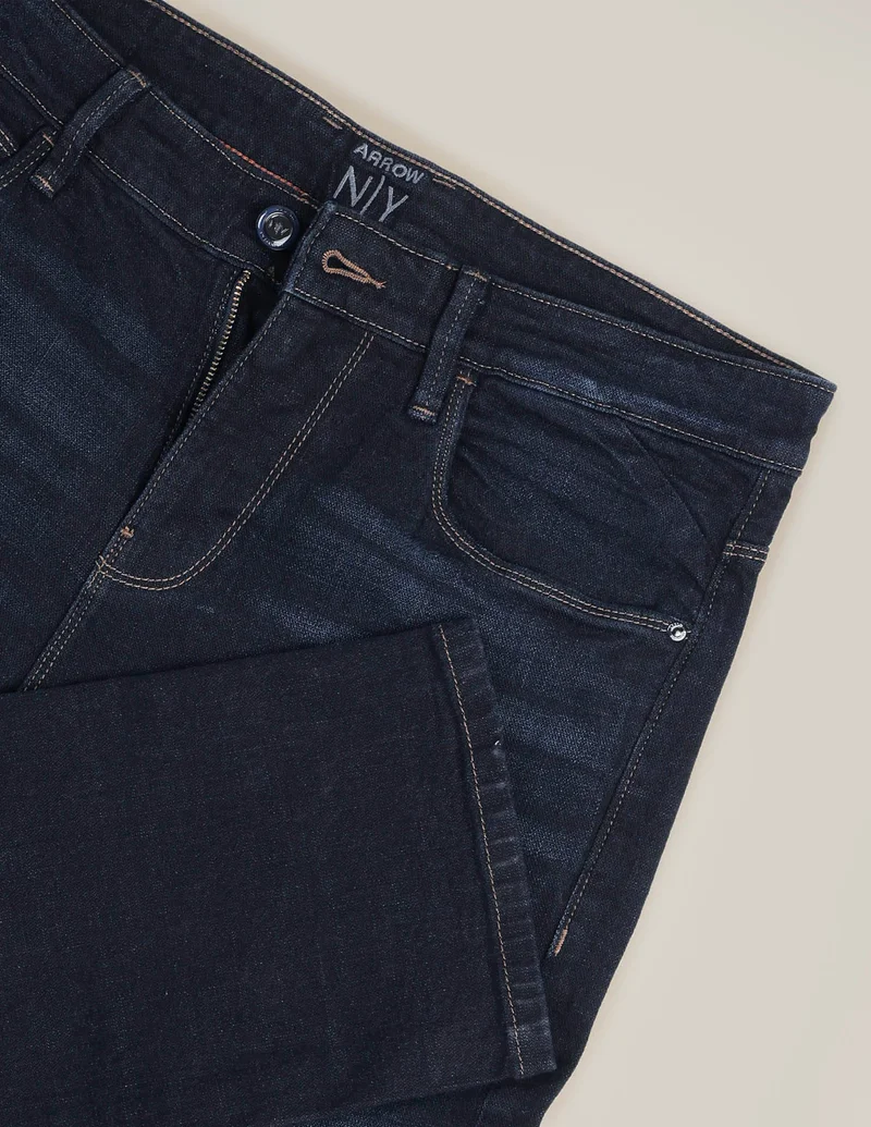 Arrow  Mid Rise Regular Straight Fit Jeans for Men | Best Price UAE