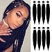 ROSDINA Pre-stretched Braiding Hair - 26 Inch 8 Packs Natural Black Super Long Braiding Hair For Twist or Box Braids, Yaki Texture Hot Water Setting Synthetic Braiding Hair Extensions (26 Inch, 1B-8P) - Image 2