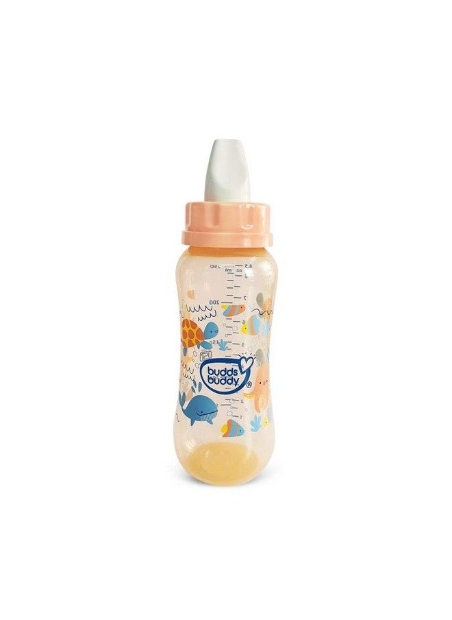 BuddsBuddy Elegant 3 In 1 Bottle (Feeding Bottle+Sipper+Cereal Feeder) 250 Ml (Brown)  - Image 3