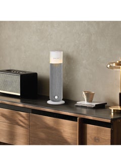 GREEN LION Smart Bloom Aroma Diffuser 120ml with Wide Ranging Coverage & 3-Gear Fragrance / Humidifier / Rotary Knob / Soft Fabric / Plug-In Use / Aromatherapy / Ambient Lighting / Automatic Incense Sprayer / Quiet Operation / 0.72 g/h Oil Consumption - Grey  - Image 2