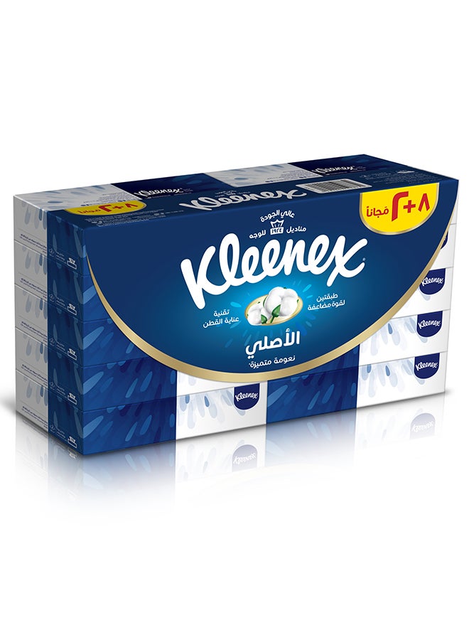 Kleenex 2 Ply Original Facial Tissue Boxes Pack of 10 - Image 2