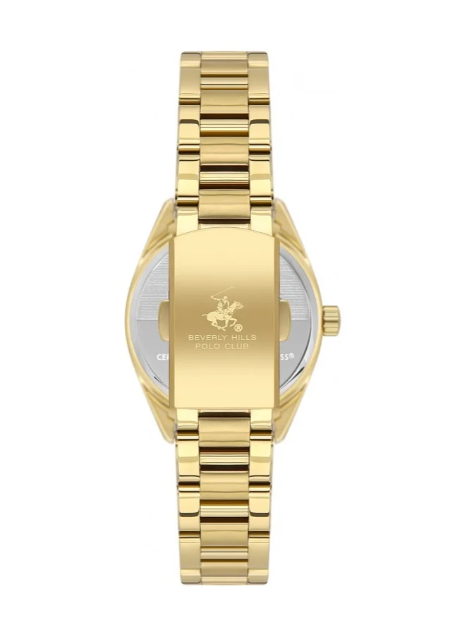 BEVERLY HILLS POLO CLUB Polo Club Women's Watch, Analog Display and Metal Strap - BP3601X.120, Gold