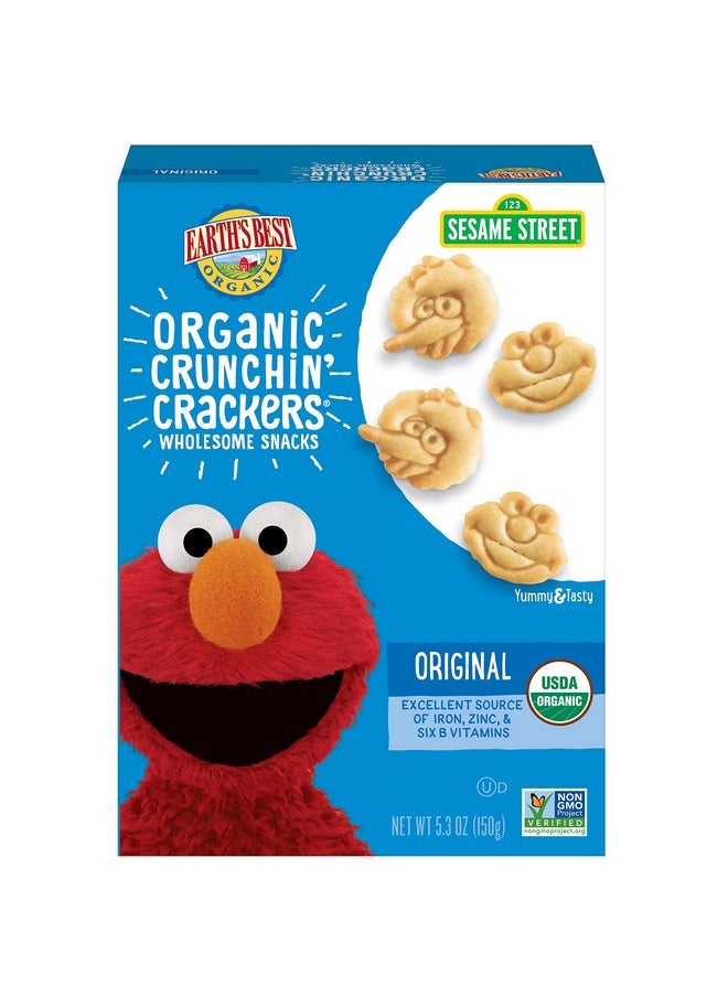 Earth's Best Organic Sesame Street Toddler Crunchin' Crackers, Original, 5.3 oz. Box - pzsku/ZFA130105AD2B72015268Z/45/_/1737031128/d884da00-a814-49b4-8fa3-f58f817477fc