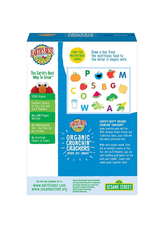 Earth's Best Organic Sesame Street Toddler Crunchin' Crackers, Original, 5.3 oz. Box - pzsku/ZFA130105AD2B72015268Z/45/_/1737031133/07114ab1-1c16-4d5f-a38a-852305a5b03e