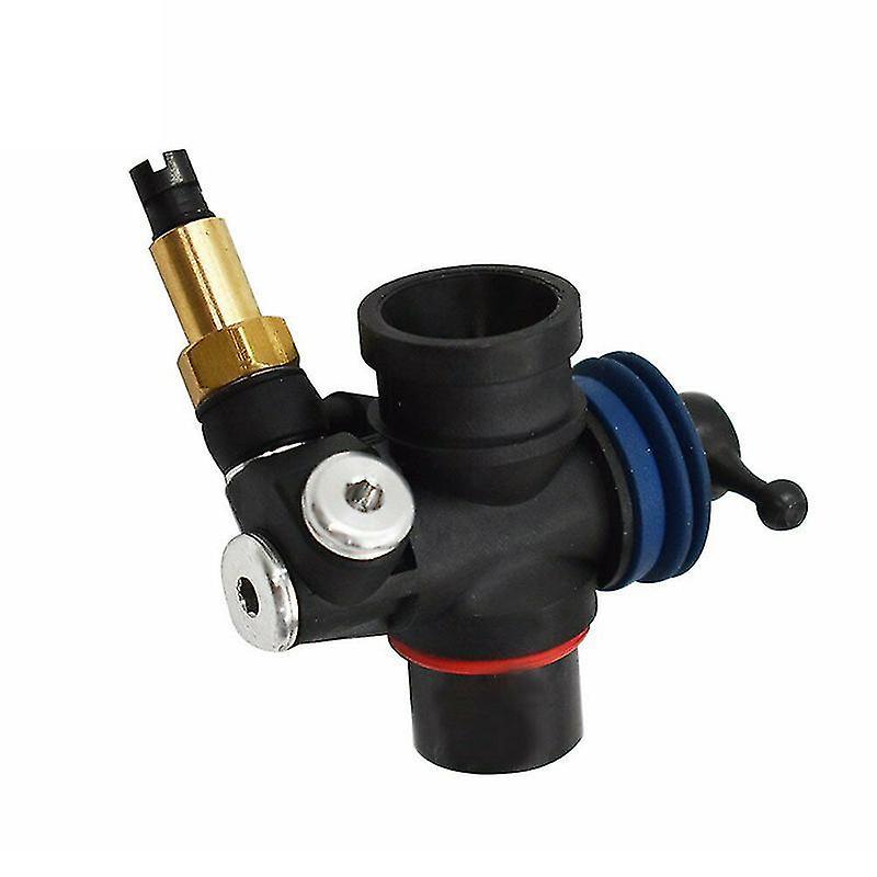 Engine Carburetor: Durable Black Plastic Construction - Optimized Performance Replacement Part for Traxxas T-maxx 3.3, 2.5r, 2.5 Engines and Traxxas Vehicles - Image 1