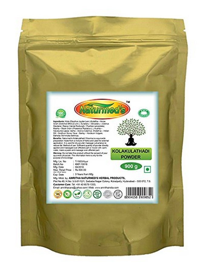 NATURMED'S Kolakulathadi Powder 900 Grams Pouch| Dry Powder Massage (Udvartana) 
