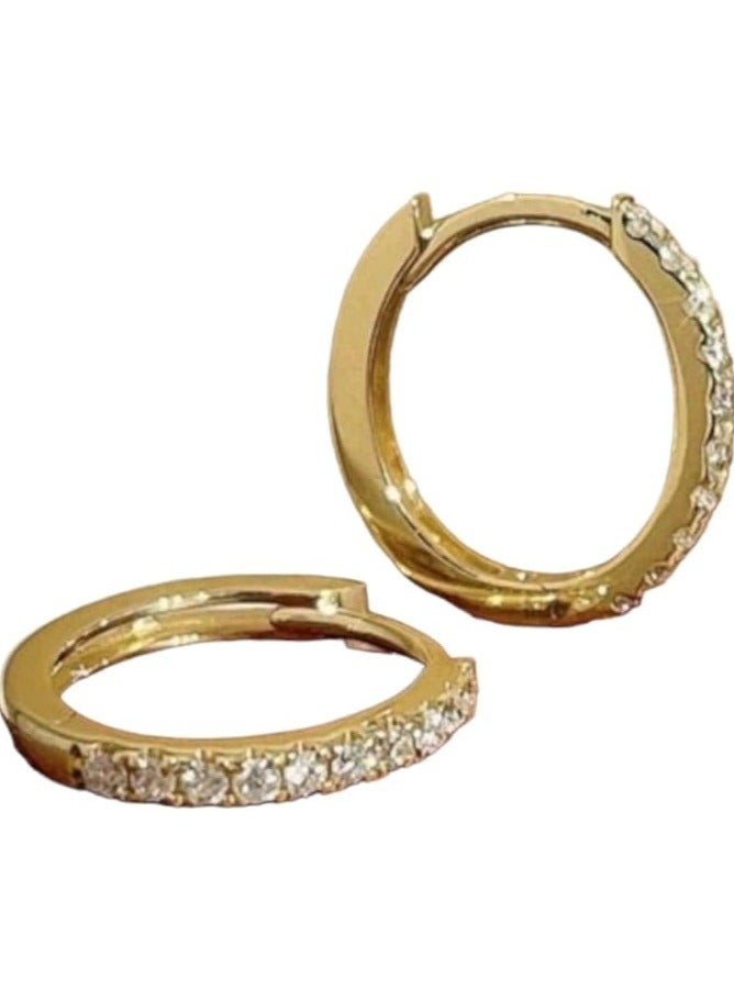 بونكا أقراط بونكا العصرية للفتيات والنساء تستحقها كل امرأة  الذهب الأنف الأذن الأذن أقراط - Image 1