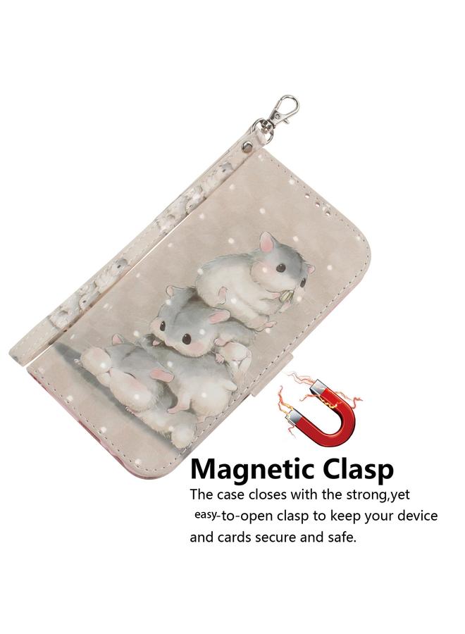 اس-توب جراب لهاتف OPPO A98 5G / F23 5G، جراب هاتف جلدي ملون ثلاثي الأبعاد قابل للطي أفقيًا - Image 5