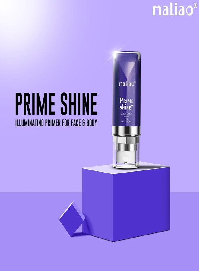 Maliao Prime Shine Illuminating Primer for Face & Body - Radiant Glow, Lightweight Formula, Non-Greasy Texture - Image 5