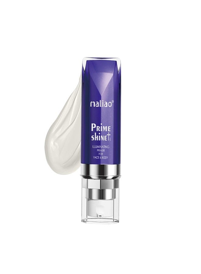 Maliao Prime Shine Illuminating Primer for Face & Body - Radiant Glow, Lightweight Formula, Non-Greasy Texture - Image 1