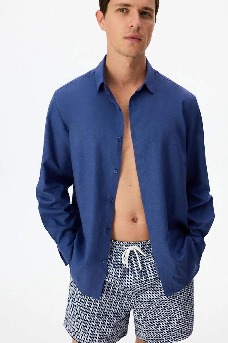 Penti PENTI Men's Countty Club Geometric Print Swim Shorts