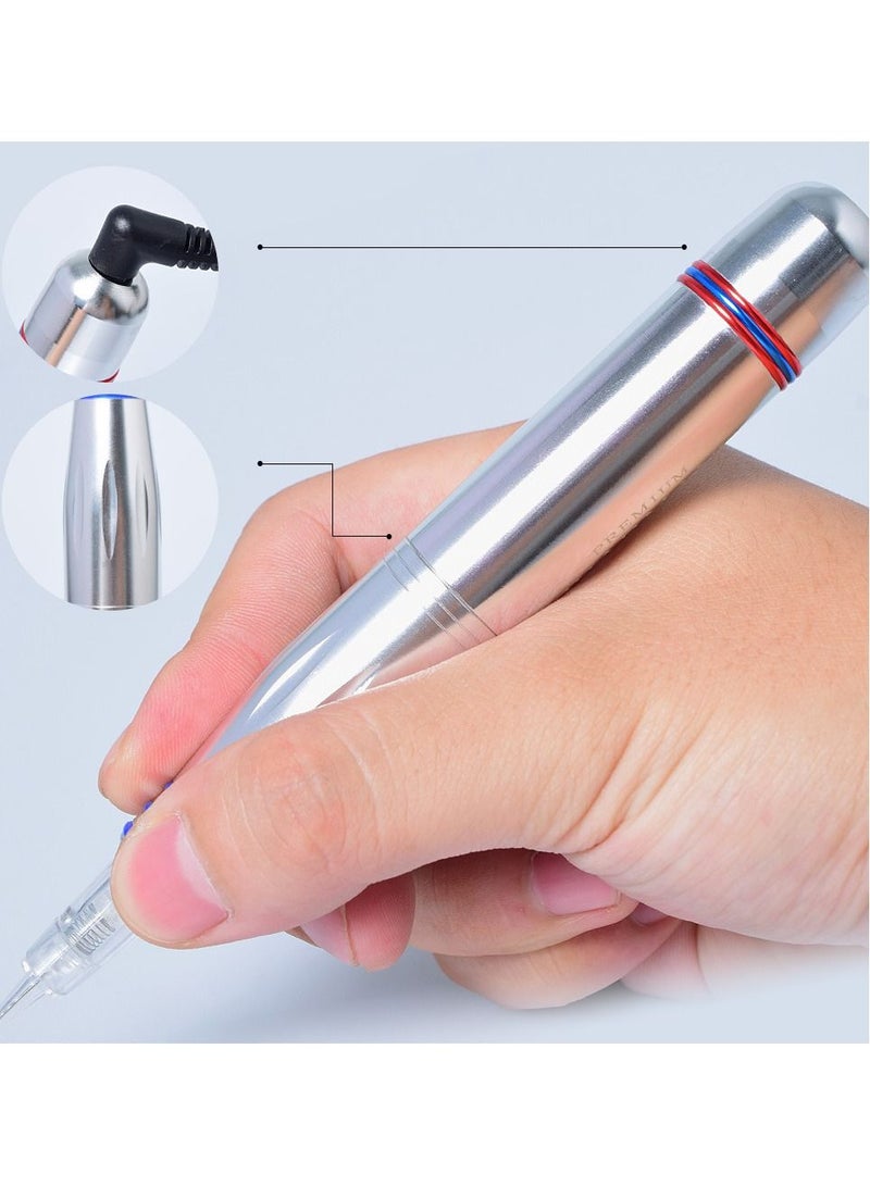 NIBEMINENT Embroidery Eyebrow Charmant Tattoo Machine Silver - Image 5