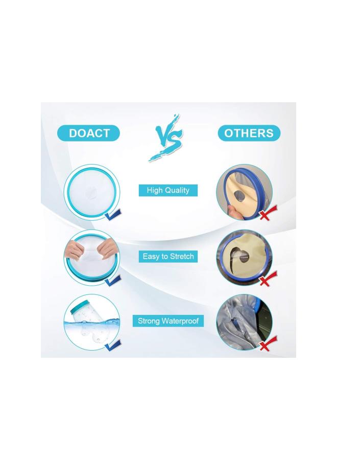 Waterproof Arm Cast Cover Protector for Shower Bath, Adult Cast Sleeve Bag Keep Wound Bandage Cast Dry, Reusable for Broken Burn Arm, Hands, Wrists, Fingers 23 Inches Long