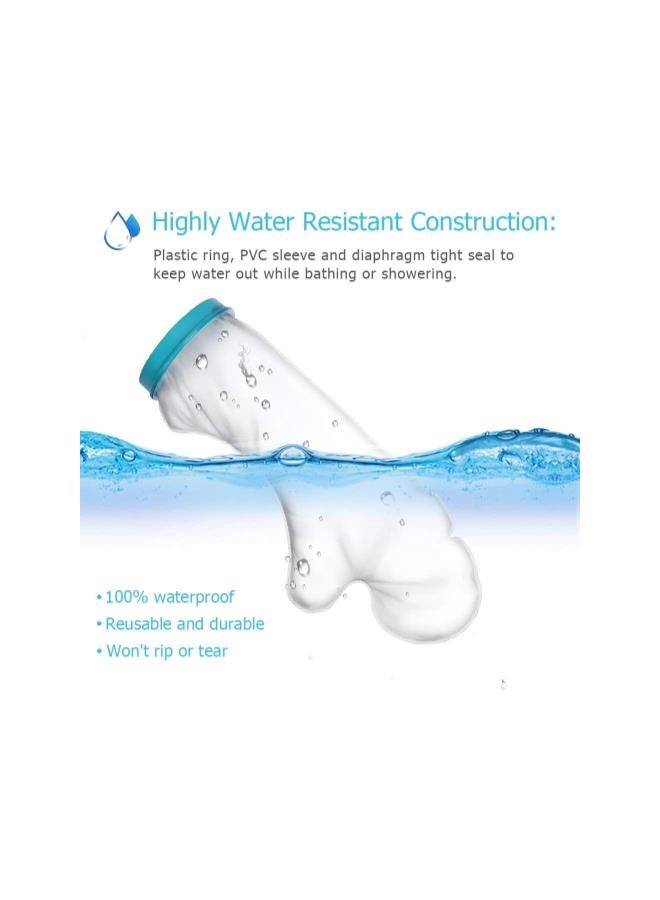 Waterproof Arm Cast Cover Protector for Shower Bath, Adult Cast Sleeve Bag Keep Wound Bandage Cast Dry, Reusable for Broken Burn Arm, Hands, Wrists, Fingers 23 Inches Long