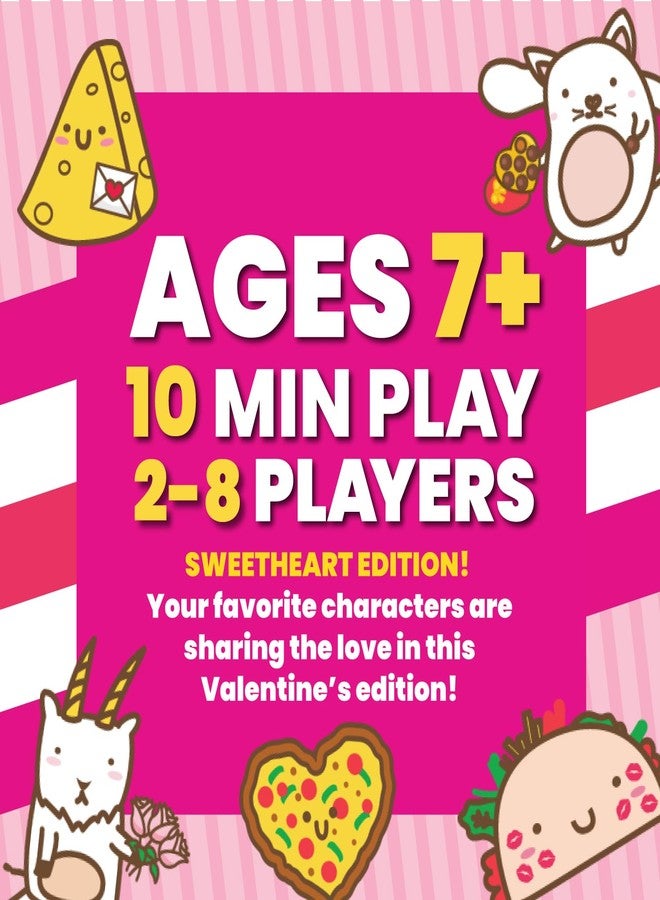 Dolphin Hat Games Taco Cat Goat Cheese Pizza Sweetheart Edition Card Game for Family Game Night | Candy-Free Valentine's Gifting | Easy to Play 15 Minute Rounds | Fun for Kids, Teens, Adults, and Families | 2-8 Players - Image 3