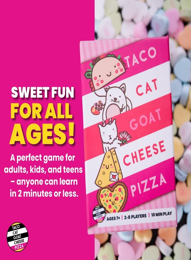 Dolphin Hat Games Taco Cat Goat Cheese Pizza Sweetheart Edition Card Game for Family Game Night | Candy-Free Valentine's Gifting | Easy to Play 15 Minute Rounds | Fun for Kids, Teens, Adults, and Families | 2-8 Players - Image 2
