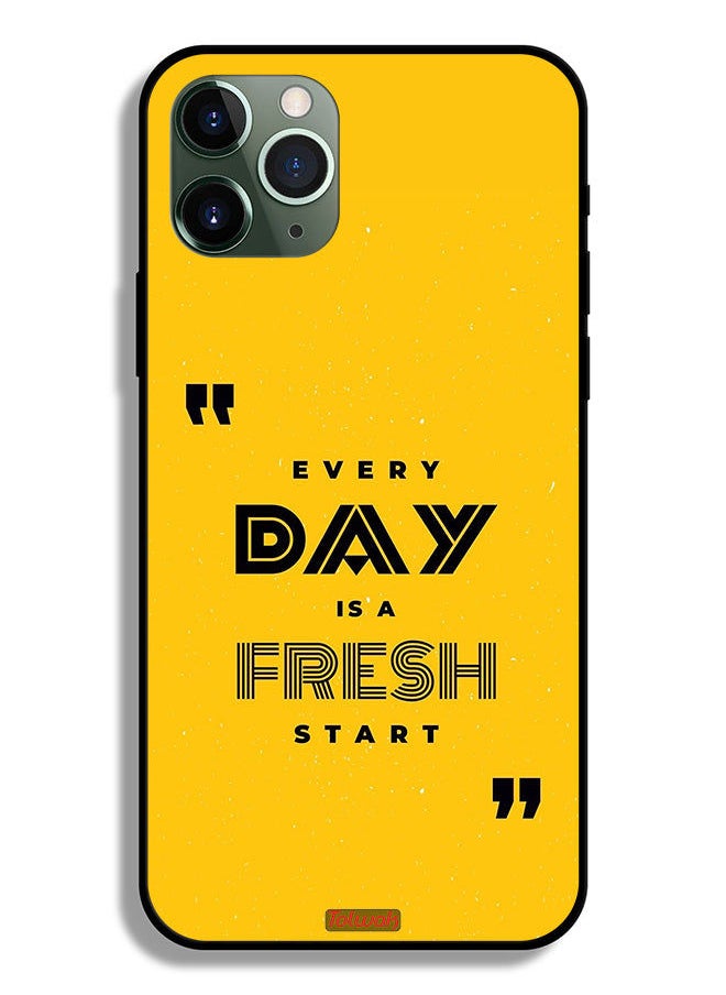 Tolwak Apple iPhone 11 Pro Max Protective Case Every Day Is A Fresh Start  - Image 2