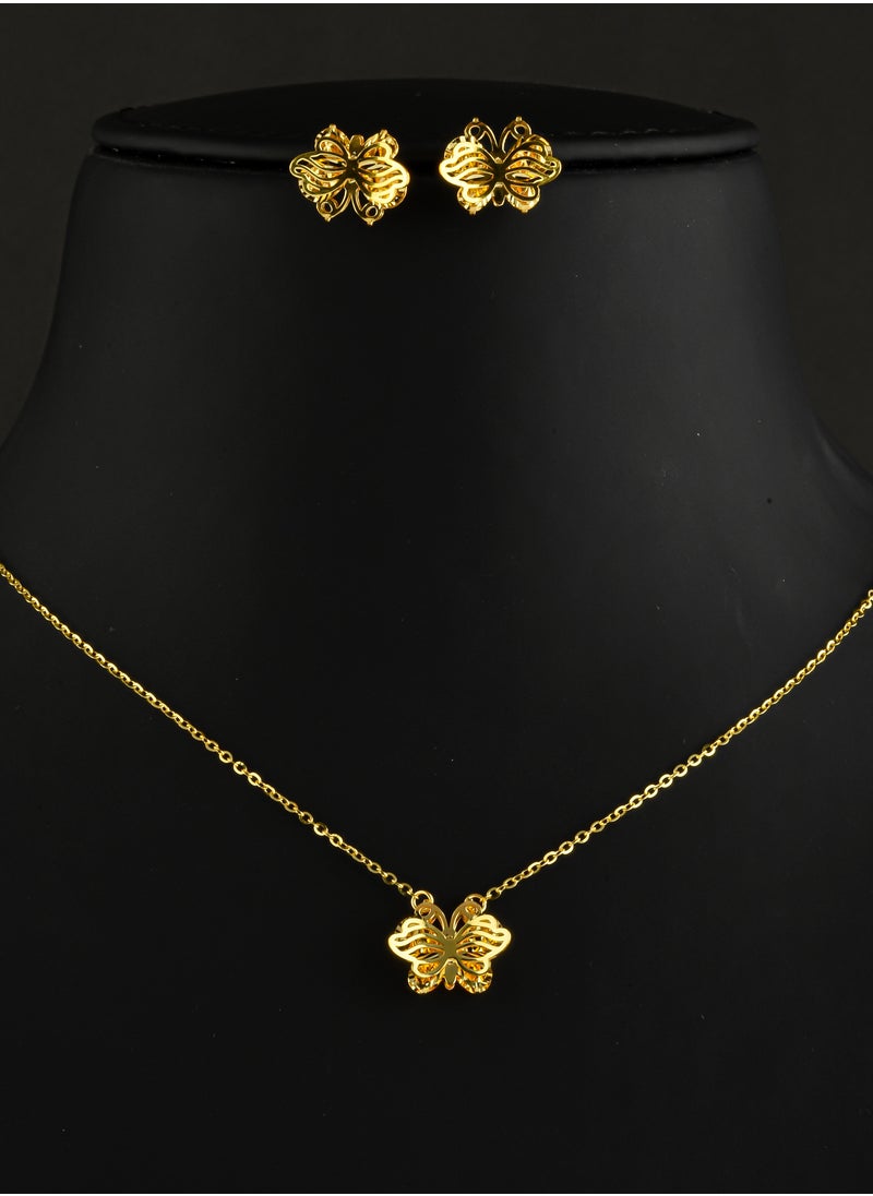 BAFLEH JEWELLERY Tradition in a Modern Touch – Lightweight 22kt Gold Necklace Set by Bafleh Jewellery for Everyday Luxury 