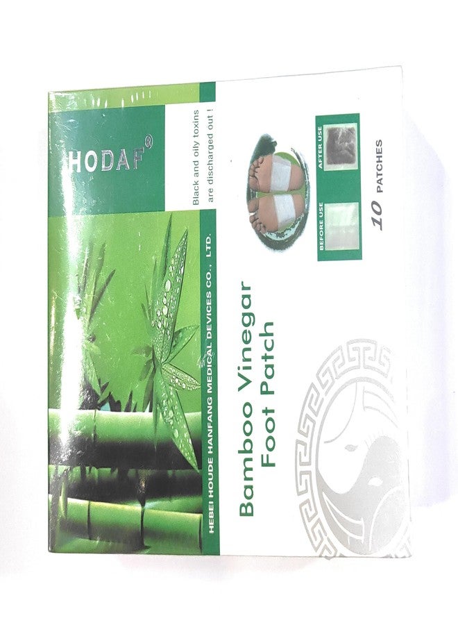Hodaf Bamboo Vinegar Foot Patch, Pack of 10 Patches, Detoxifying - Image 3