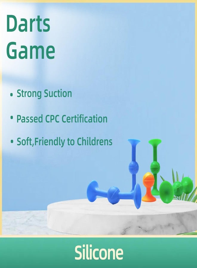 18pcs of Suction Cup Darts, A Set of Games with Strong Suction Power, Made of Silicone Material. Suitable for Board Games, Family Games, and Perfect for Enjoying with Friends and Family - Image 4