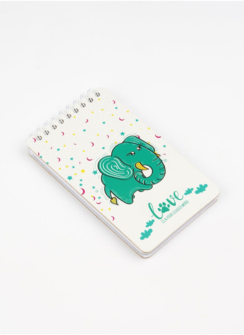Borg El Arab Printed A6 Wirebound Notebook  - Image 1