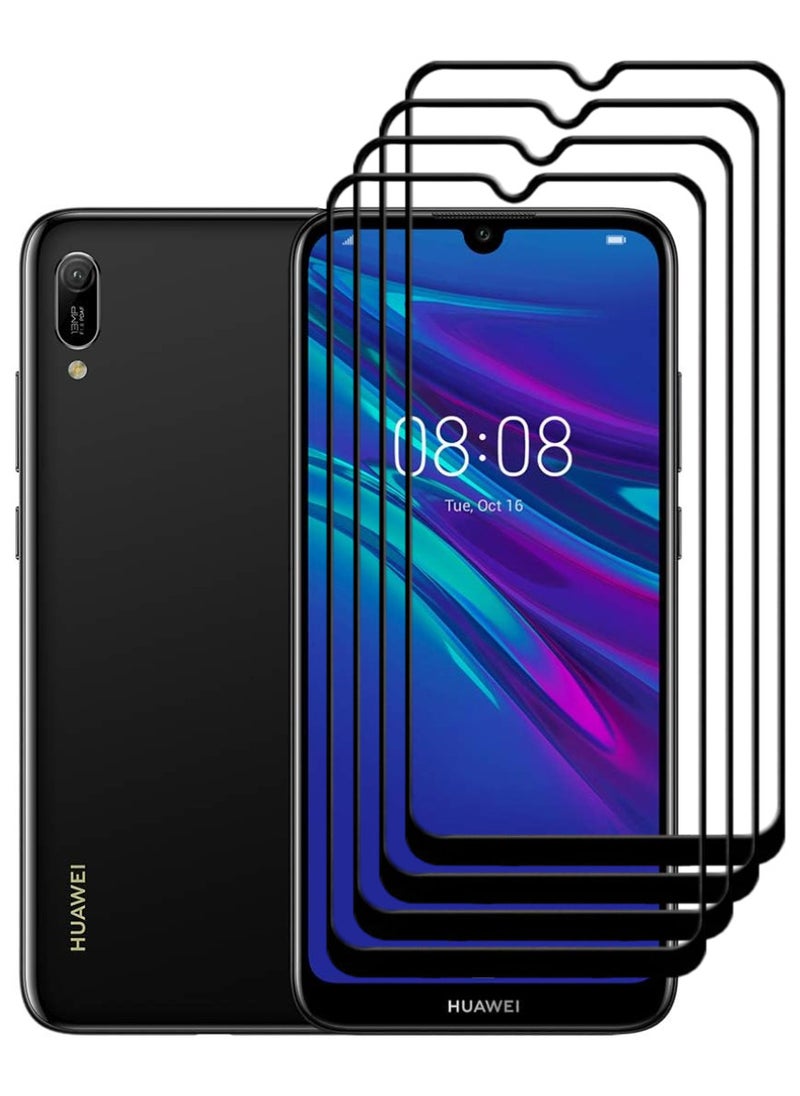 ACLIX 4 Pieces Antistatic ESD Dustproof Premium Quality High Definition Tempered Glass Screen Protector Designed For Huawei Y6 (2019) - Image 1