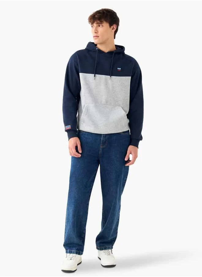 FAV Panelled Hoodie with Kangaroo Pocket