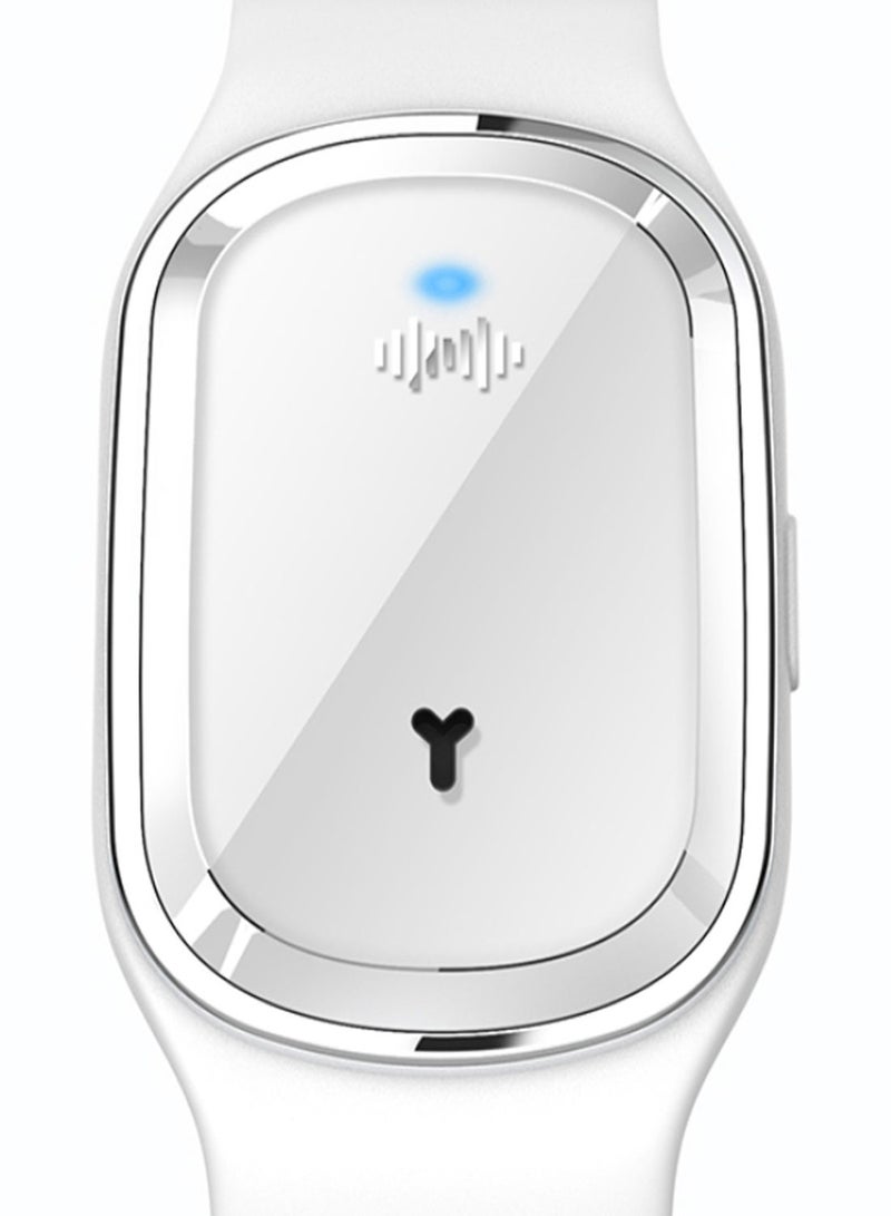 NIBEMINENT Portable Electronic Mosquito Repellent Bracelet White 10 x 4.5centimeter  - Image 3