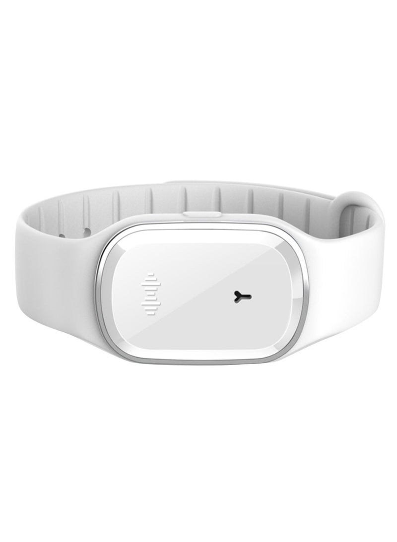 NIBEMINENT Portable Electronic Mosquito Repellent Bracelet White 10 x 4.5centimeter  - Image 2