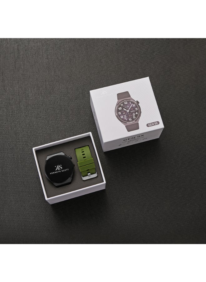 KENNETH SCOTT Unisex Silicone Smart Watch KG9X-XSBBH - 46.2 mm  - Image 4