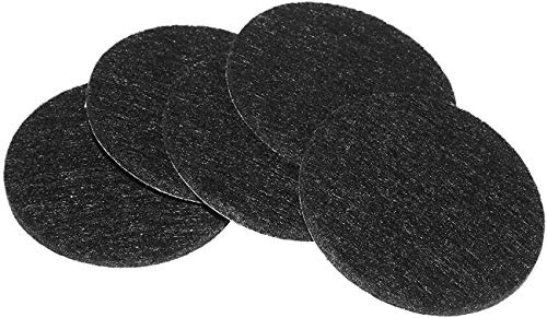 DOZYANT Bell Glides Replacement Office Chair or Stool Swivel Caster Wheels to Fixed Stationary Castors, for Carpet High Profile Bell Glides with Separate Self Adhesive Felt Pads, Chair Feet Wheel Stopper - Image 4