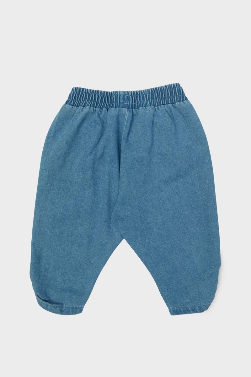 Gb Baby Layette Baby Girl Denim Pants 23PFWBG2240  - Image 2