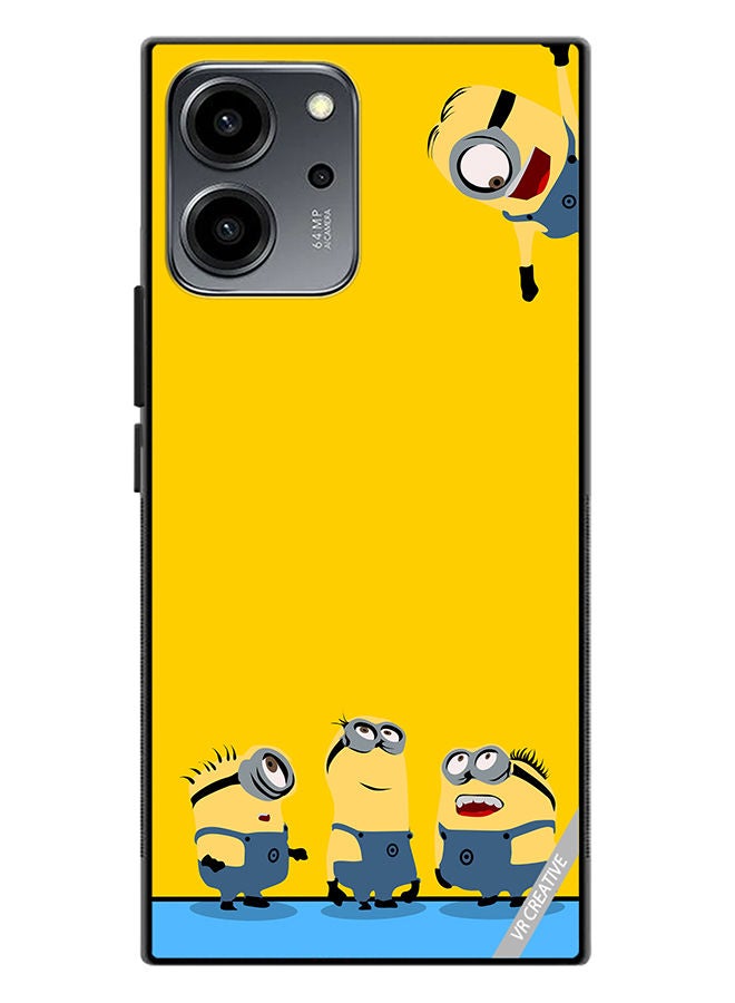 VR CREATIVE Protective Case Cover For Honor 80 SE Minions Design Multicolour - Image 1