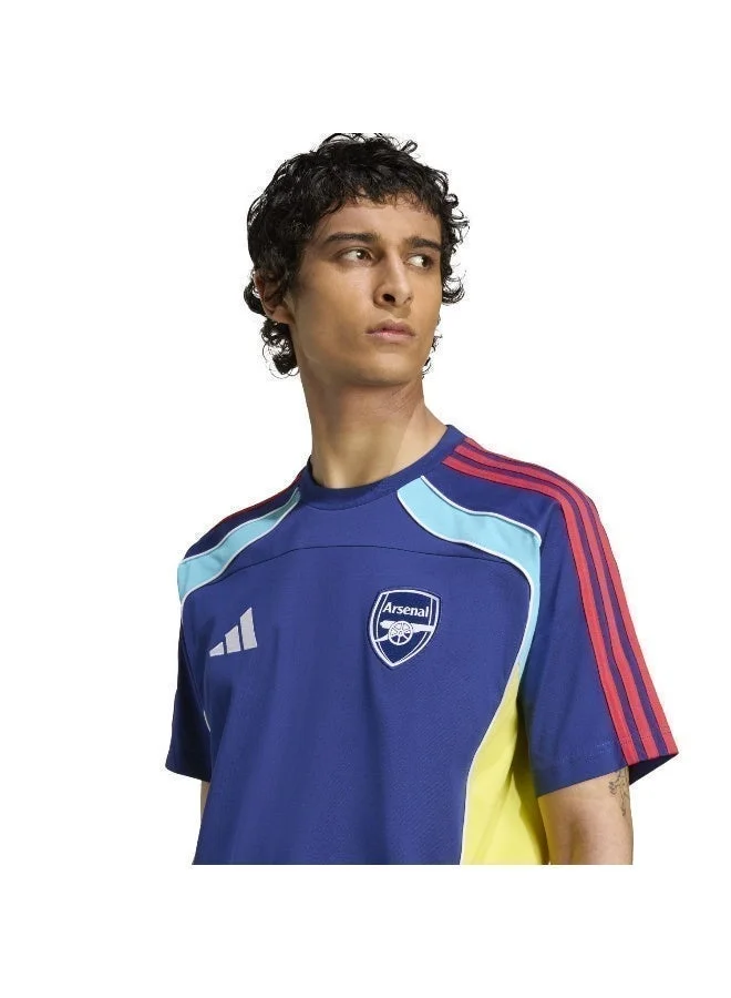 اديداس تيشيرت رجالي أزرق بأكمام قصيرة