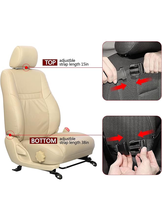 erorex Car Seat Organizer Backseat Car Organizer With Touchable Tablet Holder And 9 Storage Pockets Kick  - Image 5