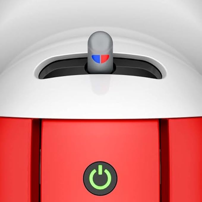 ريحني ماكينة صنع قهوة كبسولات نسكافيه دولتشي غوستو ميني مي من ديلونجي، صغيرة الحجم وقوية، ضغط حتى 15 بار، كابتشينو جراند، شاي، شوكولاتة ساخنة، ماكينة صنع قهوة إسبريسو، Edg305Wr، أحمر - Image 3