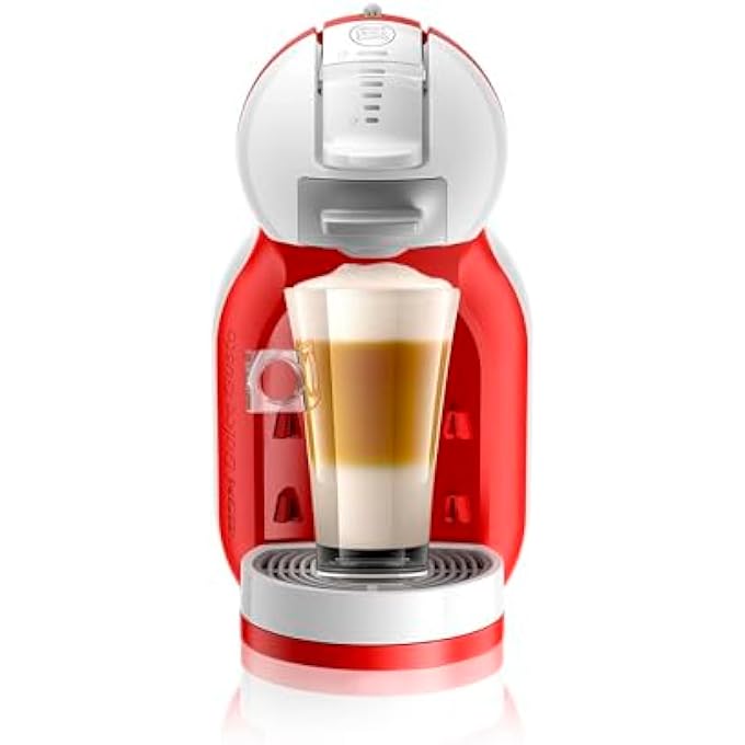 ريحني ماكينة صنع قهوة كبسولات نسكافيه دولتشي غوستو ميني مي من ديلونجي، صغيرة الحجم وقوية، ضغط حتى 15 بار، كابتشينو جراند، شاي، شوكولاتة ساخنة، ماكينة صنع قهوة إسبريسو، Edg305Wr، أحمر - Image 5