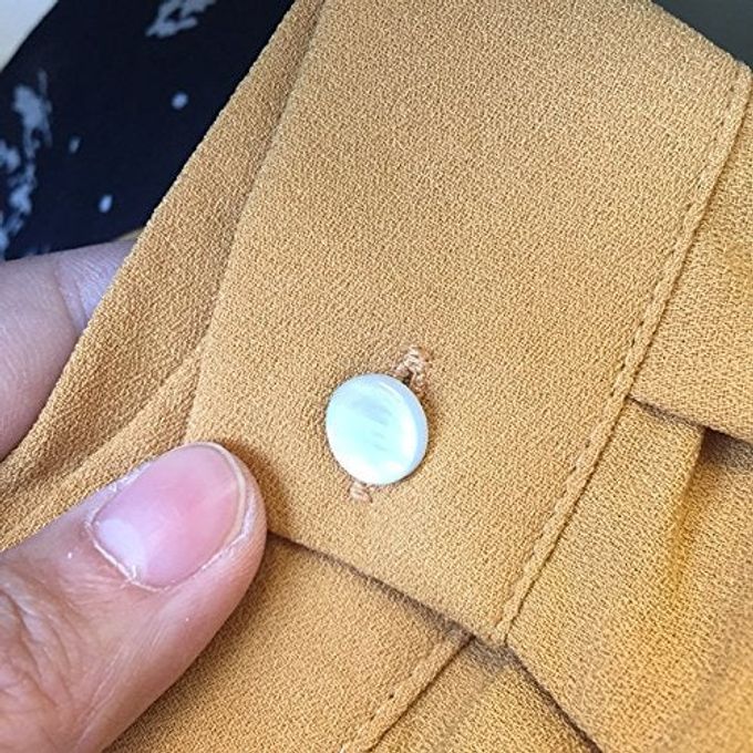 YaHoGa 10PCS 12mm (1/2 inch) Genuine White Mother of Pearl MOP Buttons Bulk White MOP Buttons with Shank for Clothes Suits Coats Sweaters - Image 2