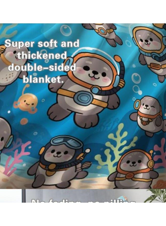 general Flannel thin blanket (warm and comfortable, suitable for sleep, gaming, dust removal and sandproof) 150cm*200cm - 589 - Image 5