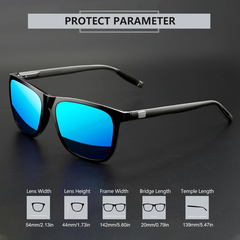 KANASTAL Polarized Sunglasses for Men Women, Classic Square Sports Sun Glasses Driving, Fashion Shades for Womens UV400 Protection Fishing Outdoor Cycling Activities - Image 4