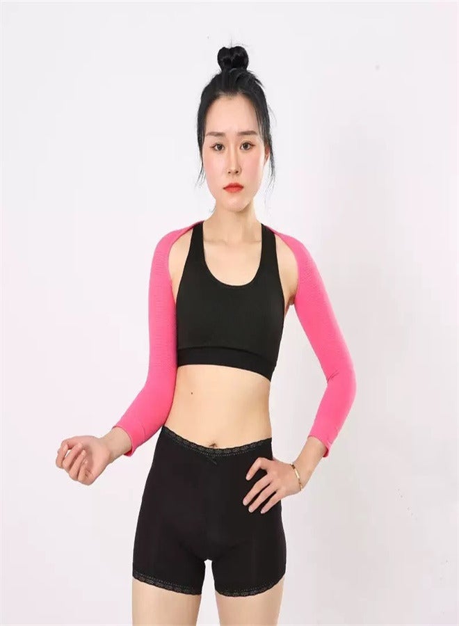 Generic Arm Slimming Sleeve Elastic Arm Shoulder Upper Arm Compression Wrap Shaper Tops Back Corrector for Women  - Image 1